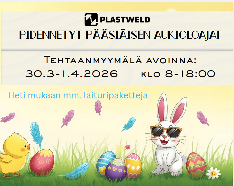 Pääsiäisen alla pidennetyt aukioloajat